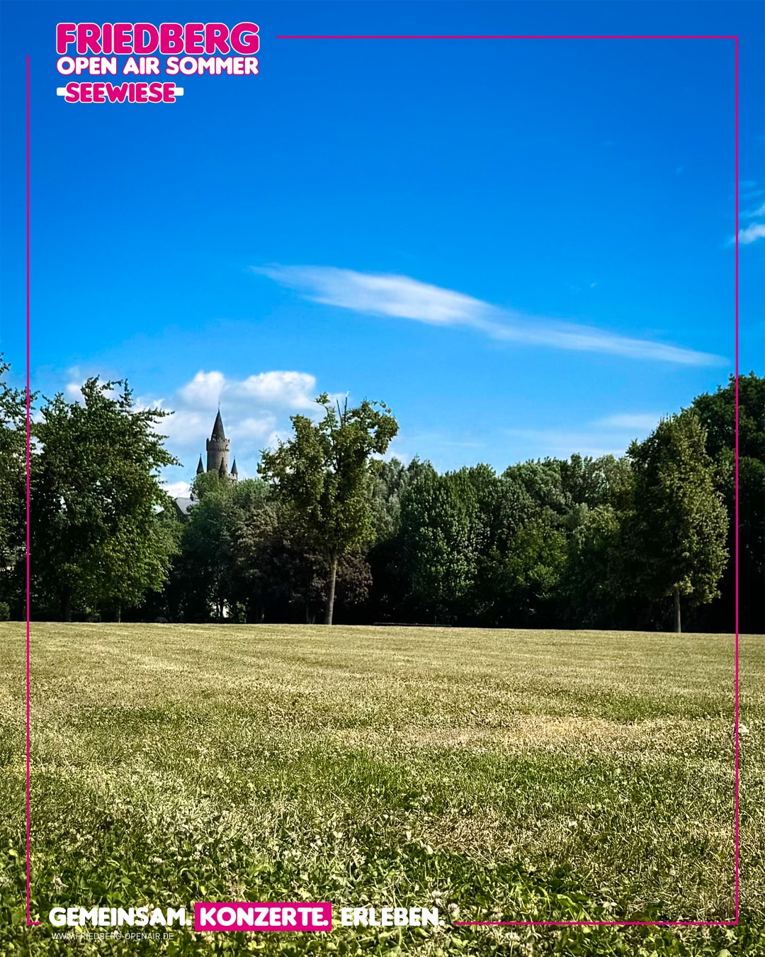 Der Countdown läuft! ⏳
Am 10. Juli eröffnet @tream_auf_spotify den Friedberg Open Air Sommer 2025 – und die Vorfreude steigt täglich!
Heute fand die offizielle Geländeübergabe mit der Stadt Friedberg statt. Ab Sonntag startet der Aufbau – dann wird’s richtig ernst!
Sichert euch jetzt noch die letzten Tickets für @tream_auf_spotify , die @90s_supershow und @montez.official – wir freuen uns riesig auf euch!
Bleibt dran – wir nehmen euch mit hinter die Kulissen! 💥