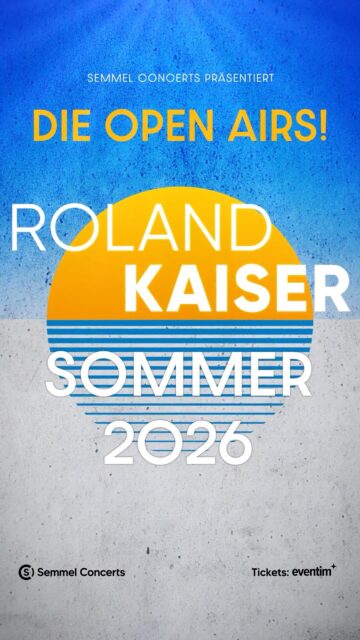 Roland-Kaiser-Fans aufgepasst!🤩

Heute um 10 Uhr startet der offizielle Eventim Pre-Sale für die große Open-Air-Tour 2026 – und damit auch für das Konzert am 12. Juli 2026 bei uns auf der Seewiese in Friedberg! 🙌

Nach seiner unvergesslichen Show 2023 kehrt der Kaiser zurück – mit all seinen Hits und einer Show, die ihr so schnell nicht vergessen werdet. Dieses Mal gibt es sogar ein exklusives Kontingent an Sitzplätzen auf der Seewiese – perfekt für alle, die das Konzert entspannt genießen möchten. 

👉 Sichert euch jetzt eure Tickets im Pre-Sale bei Eventim.
Ab dem 19.09. sind Tickets außerdem an allen bekannten Vorverkaufsstellen sowie direkt über unseren Webshop erhältlich.

Wer ist wieder mit dabei, wenn Friedberg im Juli 2026 „Santa Maria“, „Dich zu lieben“ und „Joana“ mitsingt? 💚
