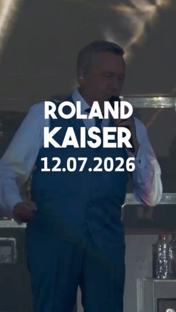 Joana… geboren um Liebe zu geben… ❤️

Kaum läuft dieser Song, sind sie alle wieder da: Sommerabende, tausende Stimmen, die mitsingen – und dieses ganz besondere Gefühl, wenn einfach alles passt. 🌅

2023? Ausverkauft.

Eine Nacht, die Friedberg nicht vergessen hat.
Und genau dieses Gefühl bringt Roland Kaiser zurück auf die Seewiese.

📅 12.07.2026 – Friedberg Seewiese

Wenn du beim letzten Mal dabei warst, weißt du warum.

Wenn nicht – dann wird’s Zeit.

👉 Sicher dir jetzt deine Tickets, bevor es wieder heißt: ausverkauft.
